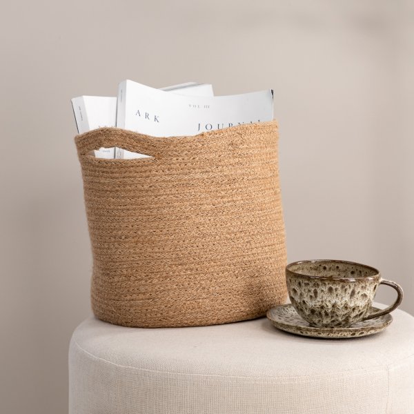 Bangalore korg Ø26 cm - Jute Bangalore korg Ø26 cm - Jute