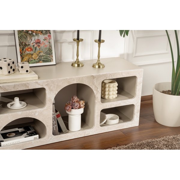 Etagère Liva L: 160 cm - Travertin Etagère Liva L: 160 cm - Travertin