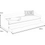 Victor sngram 90x200 cm - Vit