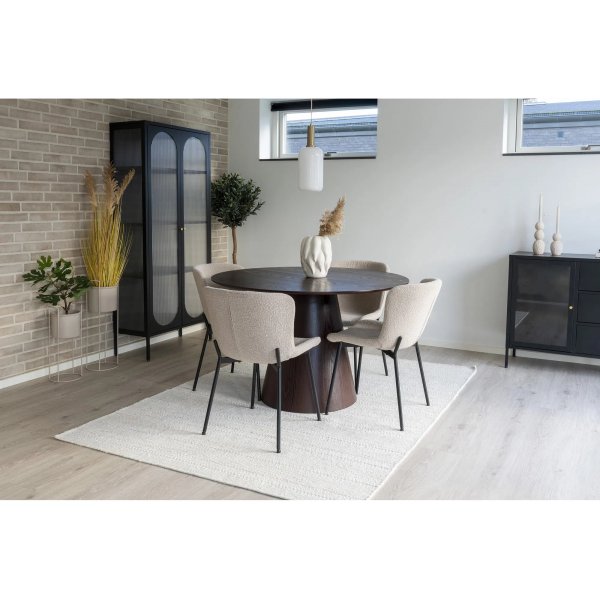 Groupe repas Bolton - Brun foncé/beige Groupe repas Bolton - Brun foncé/beige