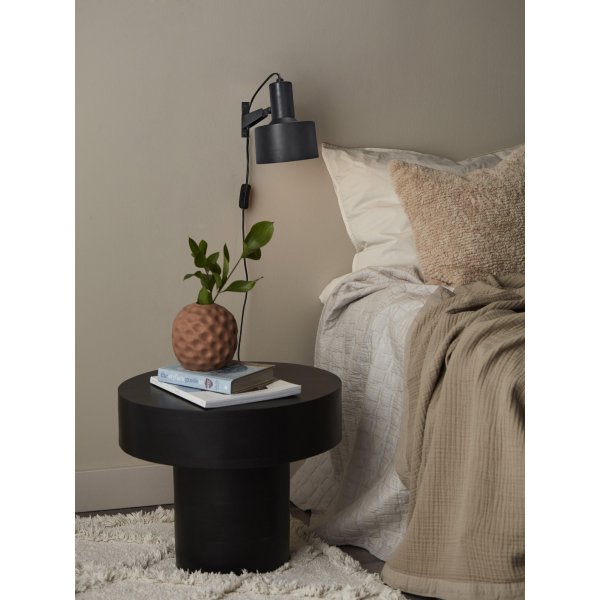Solo wandlamp - Mat zwart - 23 cm