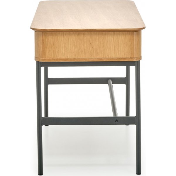 Bureau Giga 117x59 cm - Chne/noir
