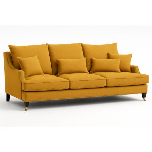 Soffa Edward 220 cm - Gul Soffa Edward 220 cm - Gul