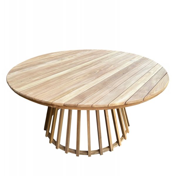 Saltö runt konformat matbord D150 cm - Teak + Textilrengöring för möbler Saltö runt konformat matbord D150 cm - Teak + Textilrengöring för möbler