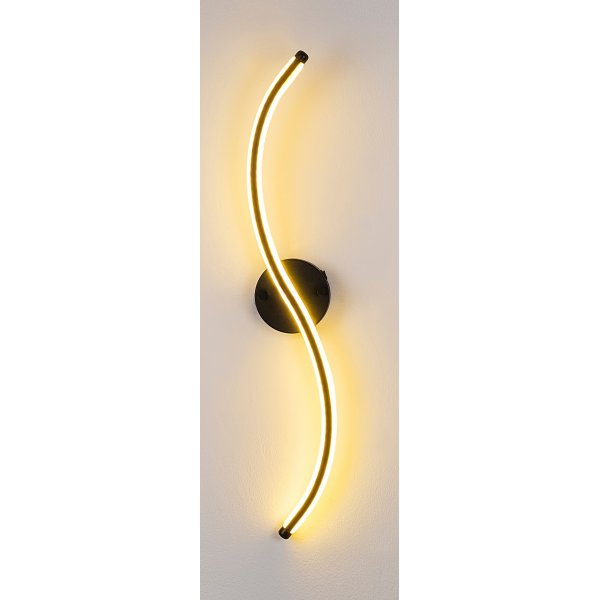 Yalla wandlamp - Zwart