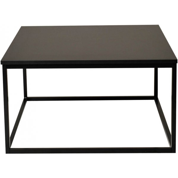 Table basse corbeau 80x80 - Noir