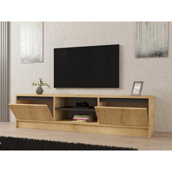 Banc média Pelen - Chêne saphir/anthracite Banc média Pelen - Chêne saphir/anthracite