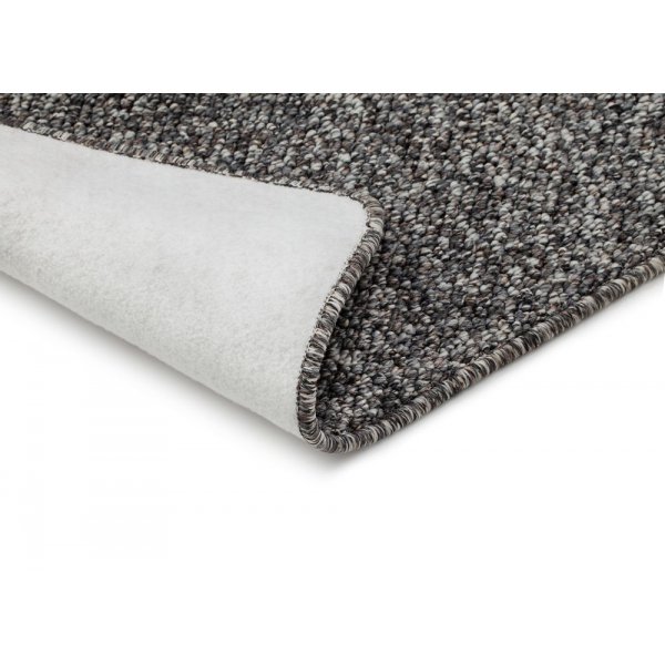 Plat geweven vloerkleed Granville - Antraciet