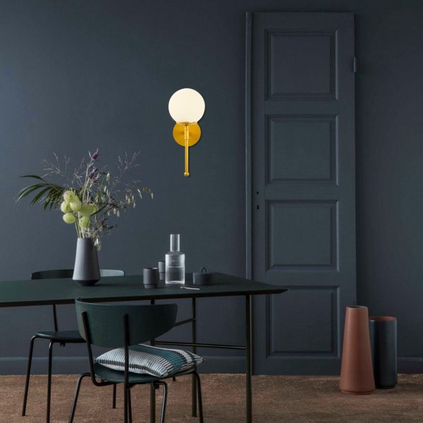 Mudoni wandlamp 953 - Goud/wit