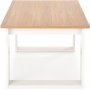 Ground soffbord 100 x 64 cm - Vit