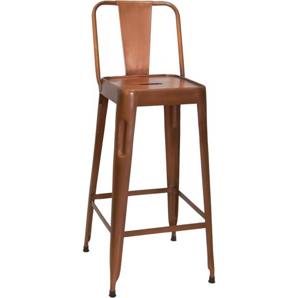 Toxilbarstol - Vintage koppar