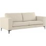 Aspen 3-zitsbank - Beige fluweel