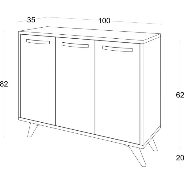 Armoire Spiffy - Chêne Armoire Spiffy - Chêne