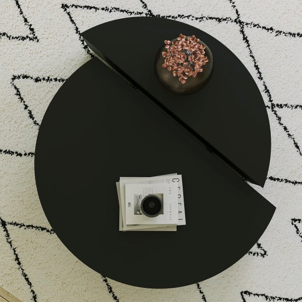 Table basse Podium Ø90 cm - Noir Table basse Podium Ø90 cm - Noir