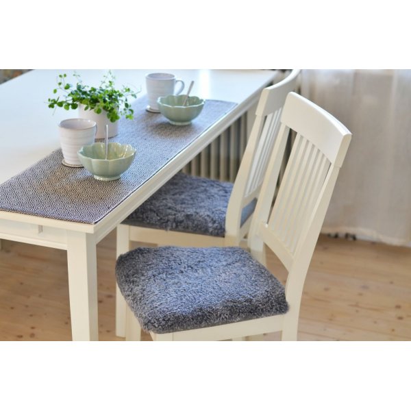 Curly stolsdyna fårskinn Brun Curly stolsdyna fårskinn Brun