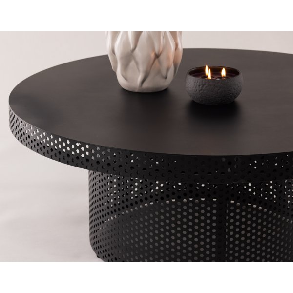 West End x Josefin Lustig salontafel Ø100 cm - Zwart West End x Josefin Lustig salontafel Ø100 cm - Zwart