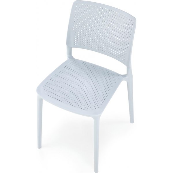 Chaise de salle  manger empilable Cadeira 514 - Bleu clair
