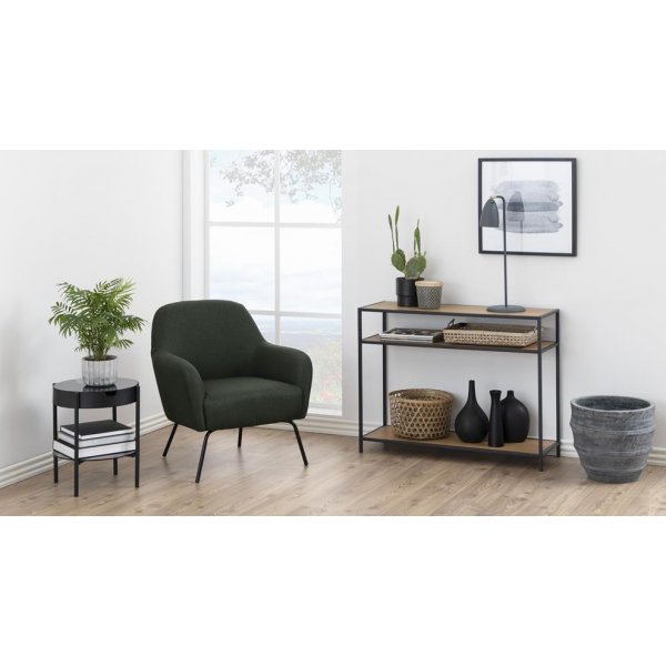 Lincoln konsolbord Ek/svart