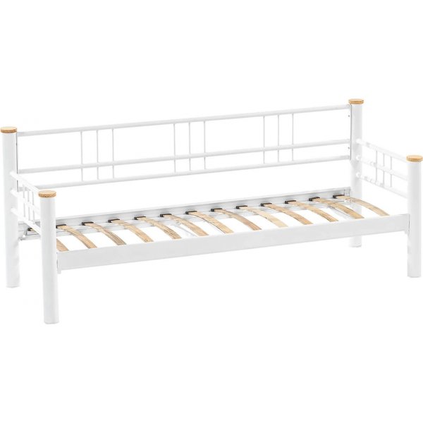 Canapé d'extérieur 3 places Kappis - Blanc/vert + Détachant pour meubles Canapé d'extérieur 3 places Kappis - Blanc/vert + Détachant pour meubles