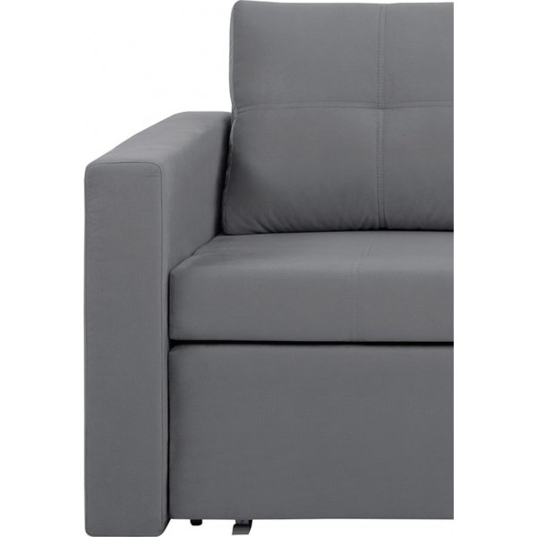 Canapé-lit 2 places Bunio - Gris Canapé-lit 2 places Bunio - Gris