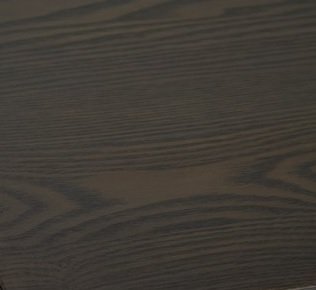 Nomi matbord med vita X-ben - Brunbetsat ek Nomi matbord med vita X-ben - Brunbetsat ek