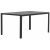 Las Vegas utebord 150x90 cm - Svart / Gr aintwood