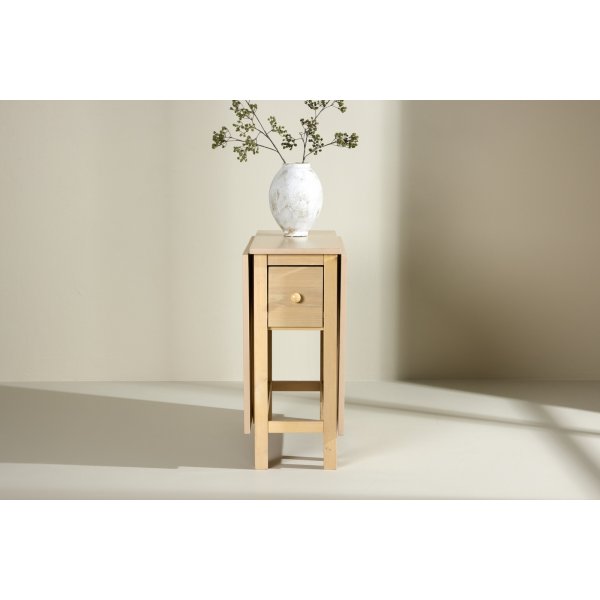 Edward matbord 110-150 x 80 cm - Whitewash