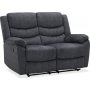 Tampa manuell 2-sits reclinersoffa - Gr tyg