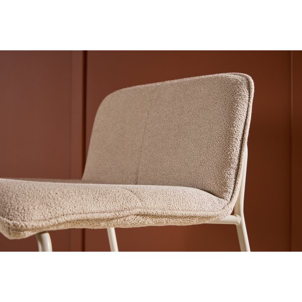 Bisbee barstol - Beige boucl