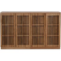 Level sideboard med dörrar i ribbor B140 cm - Ek Level sideboard med dörrar i ribbor B140 cm - Ek