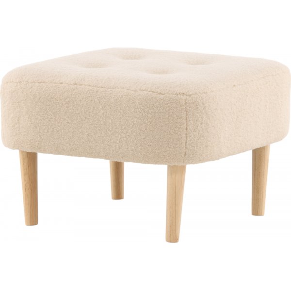 Salina sittpuff - Vit fleece Salina sittpuff - Vit fleece