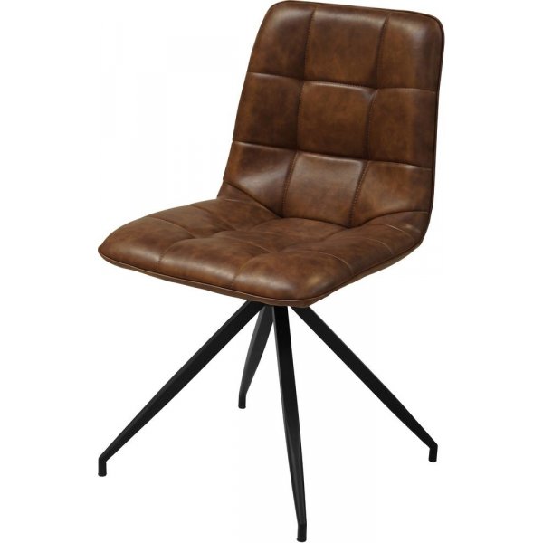 Margit stol i brun PU Margit stol i brun PU