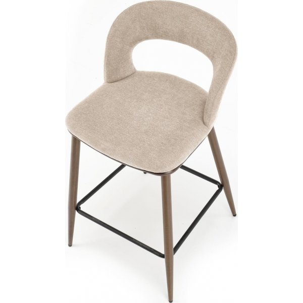 Barstol beige/valnöt sitthöjd 65 cm - Pelican Barstol beige/valnöt sitthöjd 65 cm - Pelican