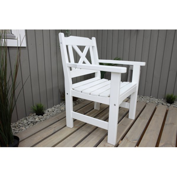 Ensemble de salle à manger d'extérieur Bolmen - Blanc Ensemble de salle à manger d'extérieur Bolmen - Blanc