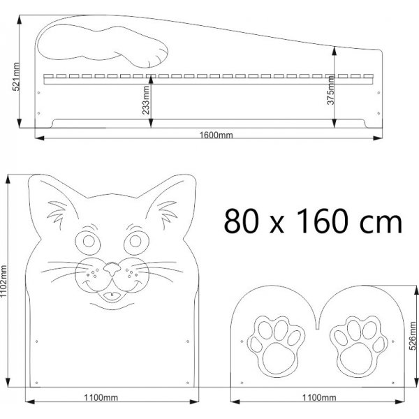 Katt barnsäng - Valfi storlek! Katt barnsäng - Valfi storlek!