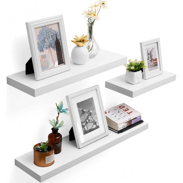 Sussex wandplank 40 x 20 cm - Wit Sussex wandplank 40 x 20 cm - Wit