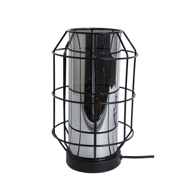Lampe  poser en fourrure - Noir
