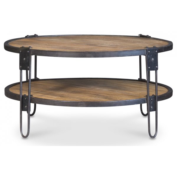 Bangalore runt soffbord D90 cm - Vintage + Fläckborttagare för möbler Bangalore runt soffbord D90 cm - Vintage + Fläckborttagare för möbler