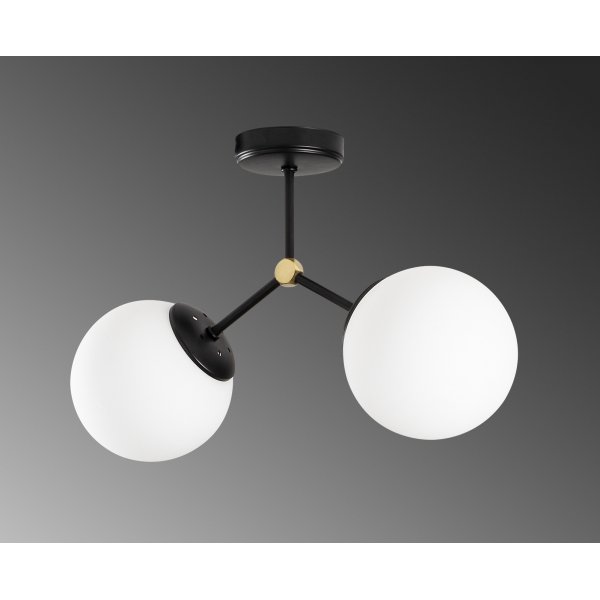 Damar taklampa 6331 - Svart/vit Damar taklampa 6331 - Svart/vit