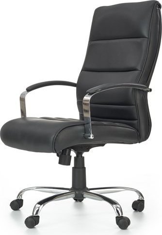 Emilee kontorsstol i svart läder Emilee kontorsstol i svart läder