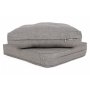 Soffgrupp Bergamo med ftljer, pallar & bord - Beige/beige melerad