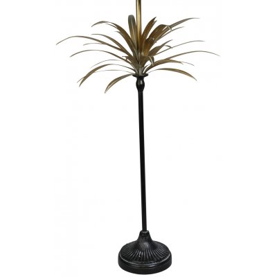 Palm bordslampa H90 cm - Guld vintage
