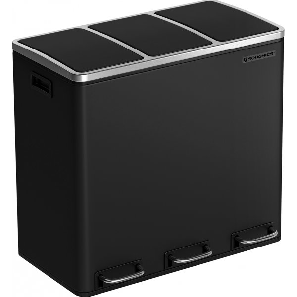 Poubelle Daloa 54 l - Noir Poubelle Daloa 54 l - Noir