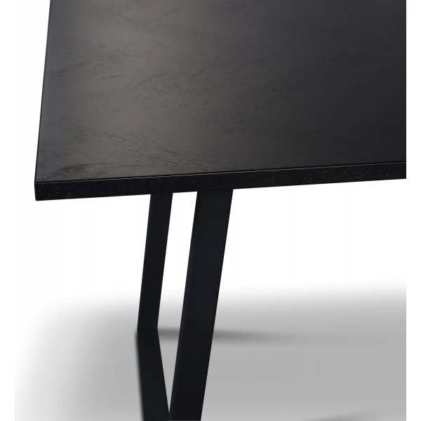 Table  manger Gordon 245x95 cm - Chne teint noir