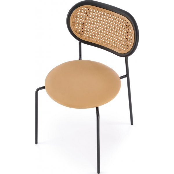 Chaise de salle  manger Cadeira 524 - Marron clair