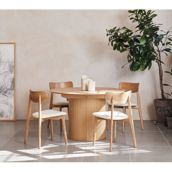 Table à manger Mood 120-167 x 120 cm - Chêne Table à manger Mood 120-167 x 120 cm - Chêne