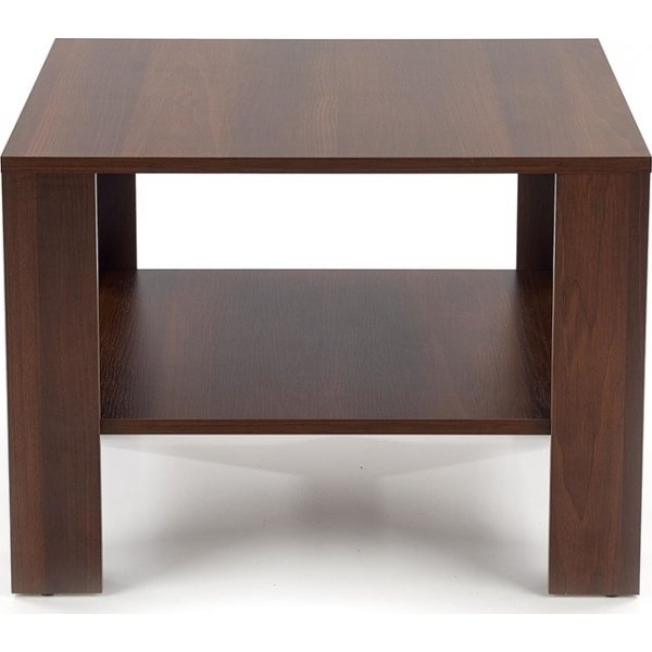 Table basse carre Pacey 70 x 70 cm - Noyer