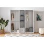 Lia garderob 175 x 52 x 210 cm - Vit