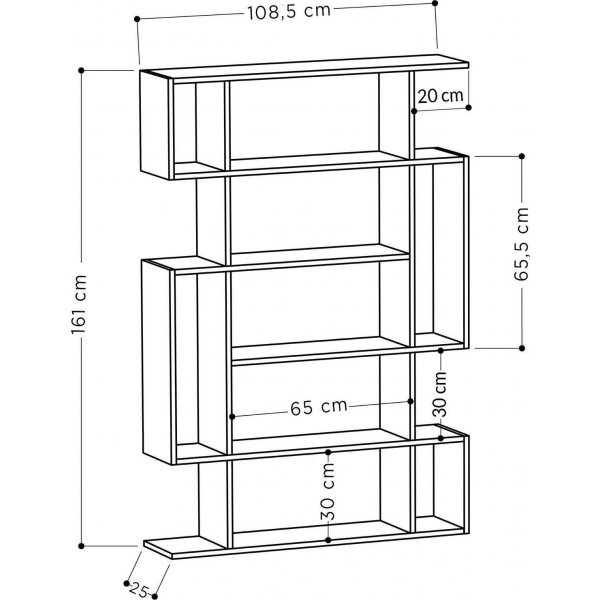 Bibliothque Mito - Blanc