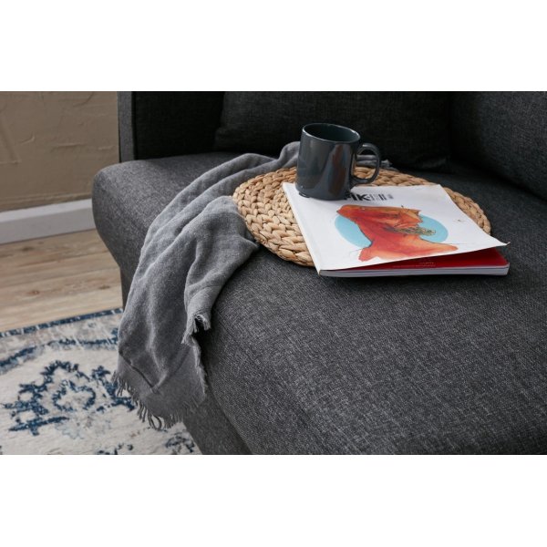 Canap convertible 3 places Eca - Anthracite